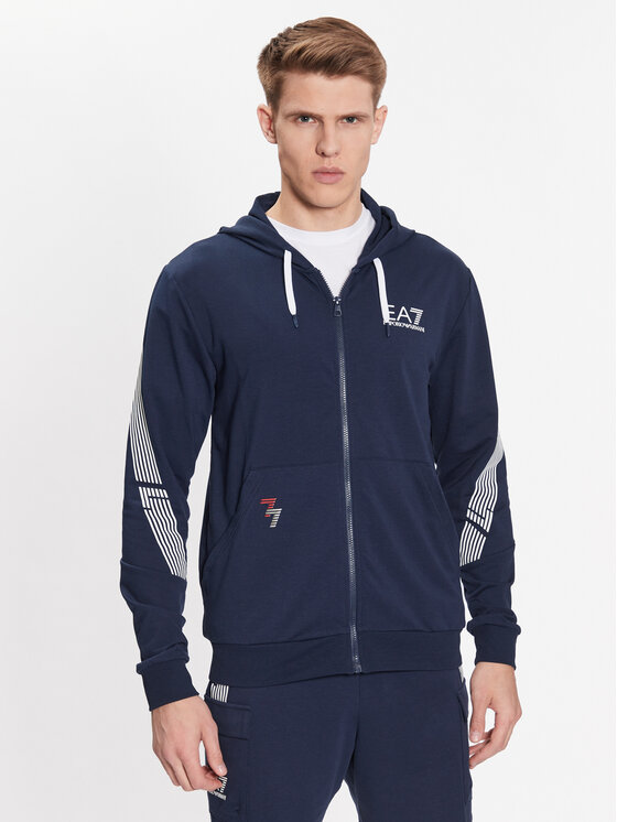 EA7 Emporio Armani Bluză 3RPM07 PJLIZ 1554 Bleumarin Regular Fit