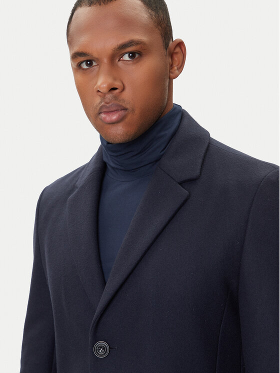 HUGO HUGO Vuneni kaput Migor2541 50546528 Tamnoplava Slim Fit