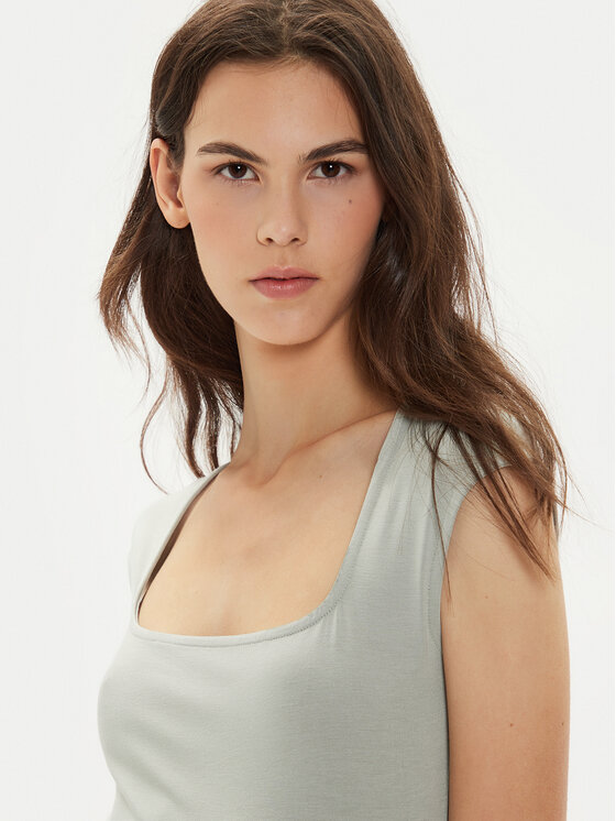 Gina Tricot Gina Tricot Top 23171 Siva Slim Fit