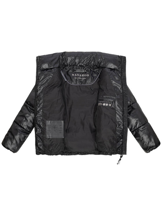 Navahoo Navahoo Kurtka zimowa Eispacht Czarny Regular Fit
