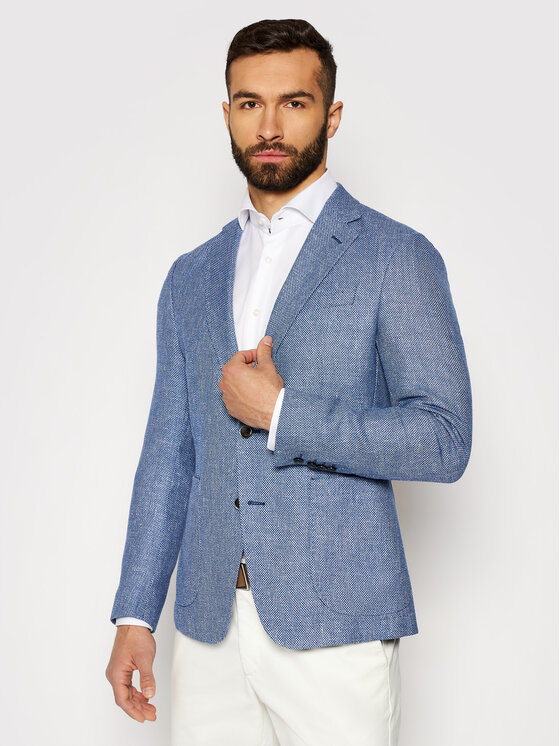 JOOP! JOOP! Sakko 17 JB-47Hoverest 30026612 Blau Slim Fit