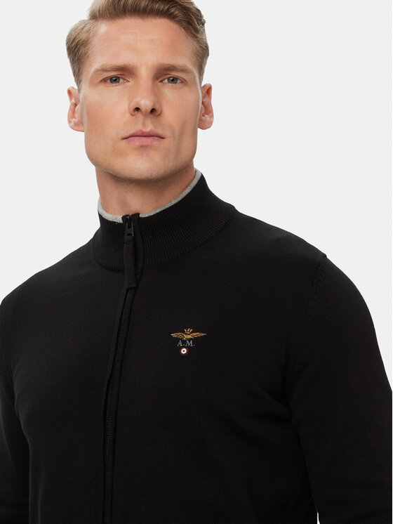 Aeronautica Militare Aeronautica Militare Kardigan 262MA1632UL00506 Must