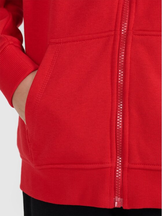 4F 4F Bluza 4FJRAW25TSWSM2488-62S Czerwony Oversize