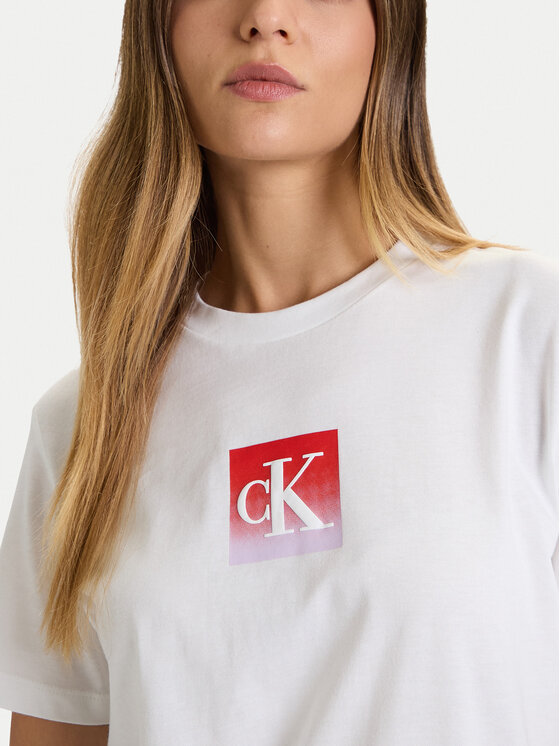 Calvin Klein Jeans Calvin Klein Jeans T-shirt Classic Monogram LV047D874G Bijela Regular Fit