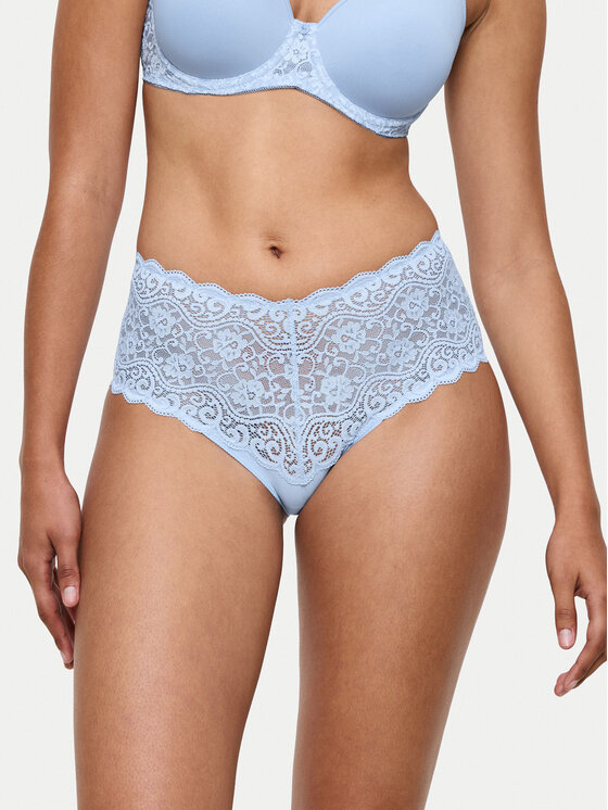 Triumph Triumph Klasične gaćice s visokim strukom Amourette 10210675 Svijetloplava