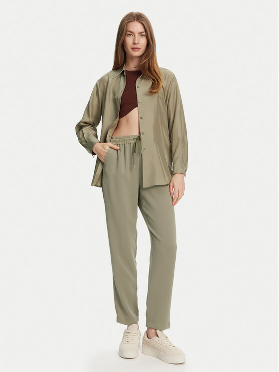 Marella Marella Pantaloni da tuta Abitata 2513131045 Verde Regular Fit