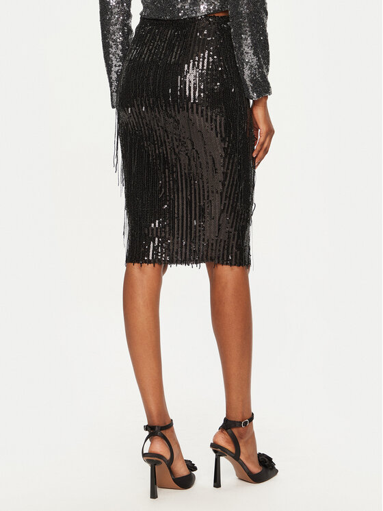 Rinascimento Rinascimento Пола тип молив CFC0121688003 Черен Slim Fit