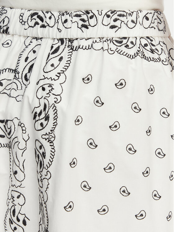 Weekend Max Mara Weekend Max Mara Midi szoknya Caravan 2615101082 Fehér Regular Fit