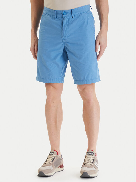 Napapijri Pantalon scurți din material Nakuru 6 NP0A4HRV Albastru Regular Fit