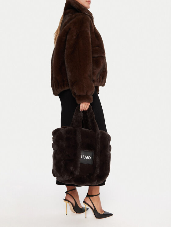 Liu Jo Liu Jo Дамска чанта M Tote TF5270 E0374 Кафяв