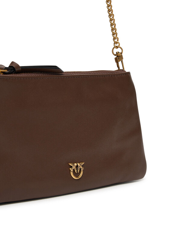 PINKO PINKO Handtasche Double Mini Al 25-26 PLTT 105359 A0QO Braun
