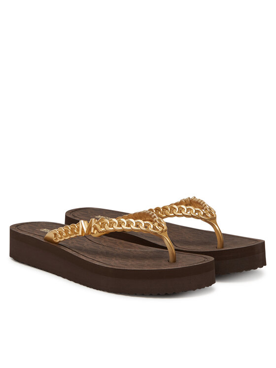 MICHAEL Michael Kors MICHAEL Michael Kors Žabky Zaza 40S5ZAFA1B Hnedá