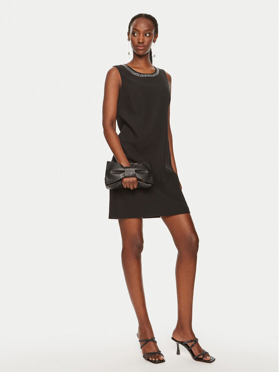 Liu Jo Liu Jo Коктейльна сукня WF4194 T0792 Чорний Regular Fit
