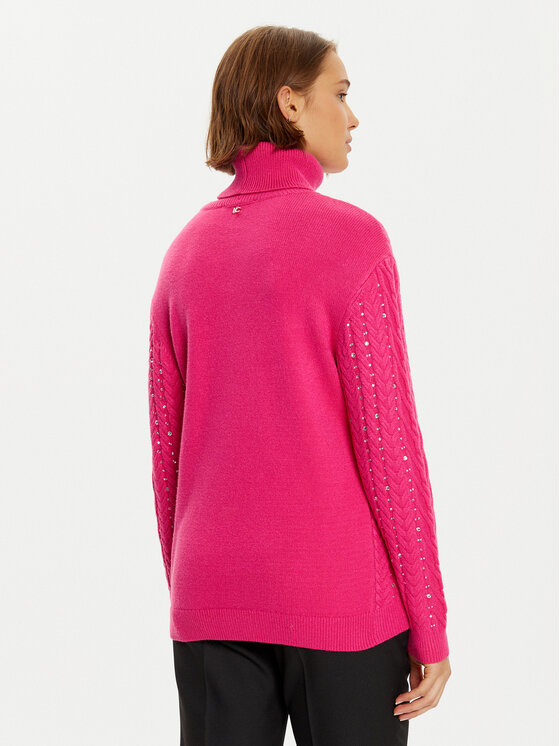 LOLA CASADEMUNT lola_casademunt Rollkragenpullover LF2411017 Rosa Regular Fit