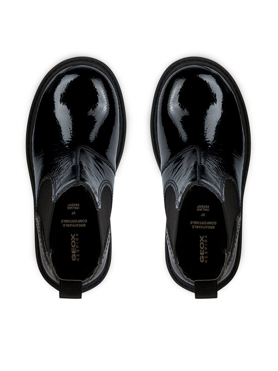 Geox Geox Ботуши J Shaylax Girl J36EXB 067NH C9999 S Черен