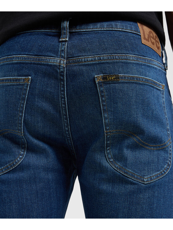 Lee Lee Jeansy 112370586 Niebieski Slim Fit