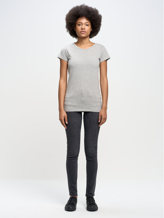 BIG STAR BIG STAR T-Shirt classic_991 Szary Basic Fit