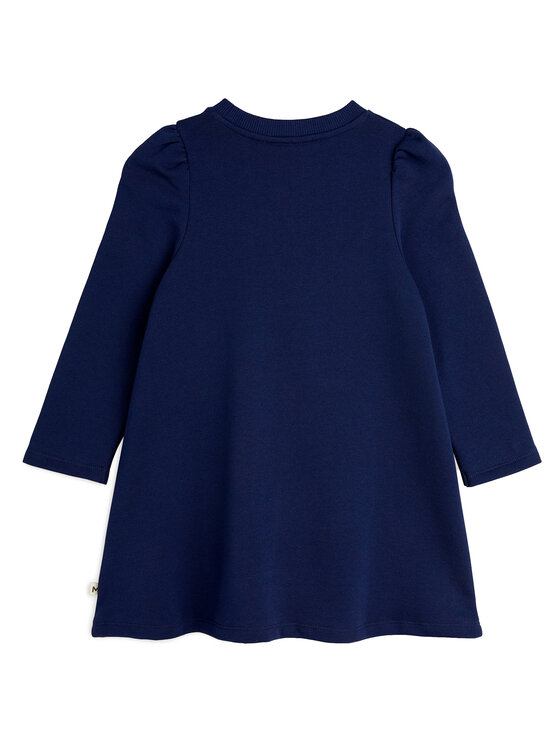 MINI RODINI MINI RODINI Haljina za svaki dan Bow 2515011360 Tamnoplava Regular Fit