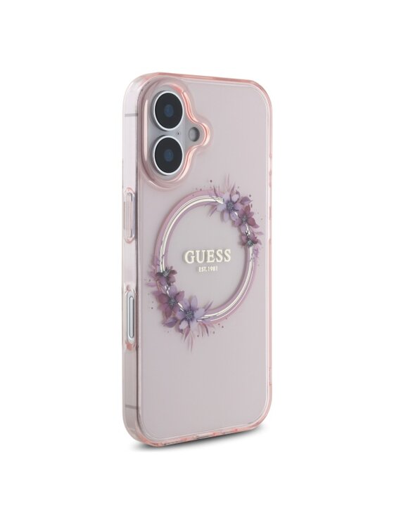 Guess Guess Etui na telefon Apple iPhone 16 Różowy
