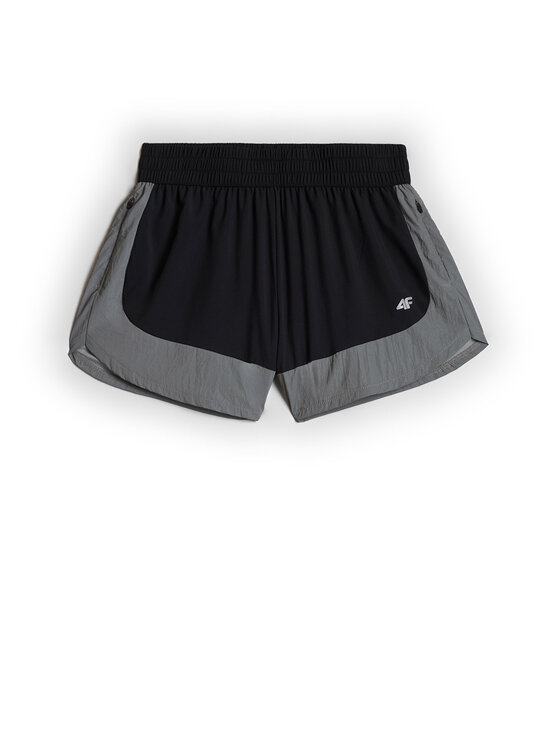 4F 4F Szorty sportowe CRAFTED BY CULTURE Czarny Regular Fit