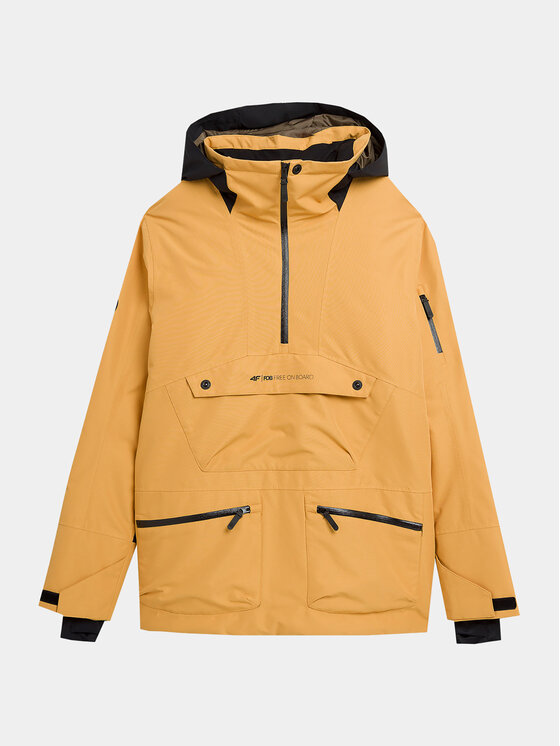 4F 4F Μπουφάν για snowboard 4FAW23TTJAM290 Πορτοκαλί Regular Fit