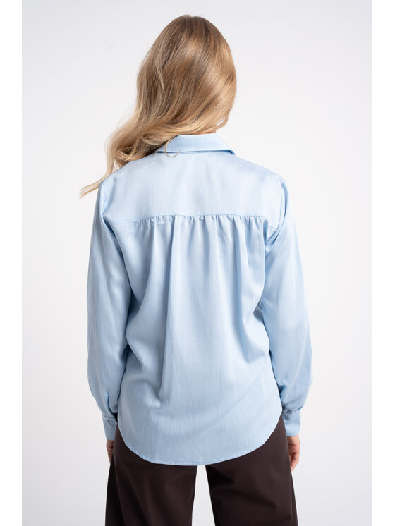CLICK CLICK Košile 10-6988 Světle modrá Comfortable Fit