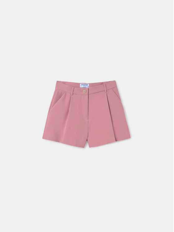 Mayoral Mayoral Шорти от плат 6266 Розов Regular Fit