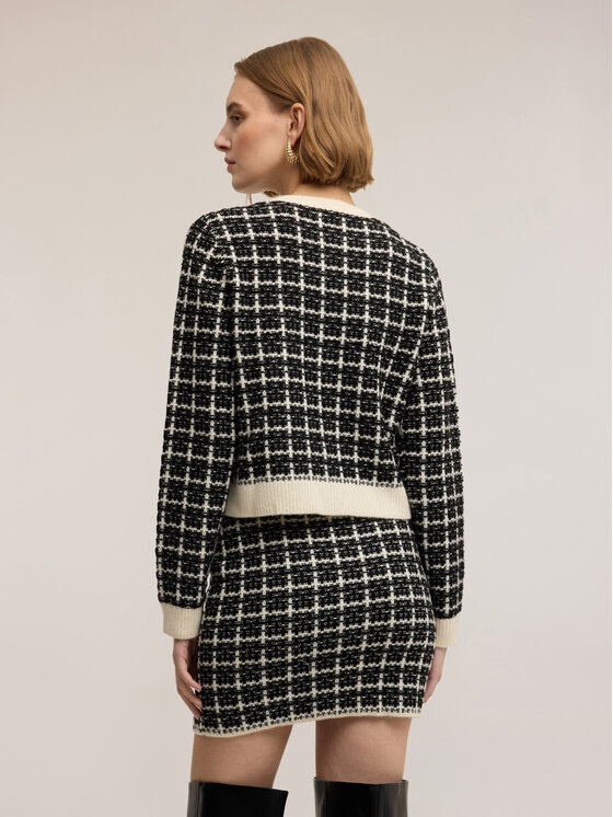 Motivi Motivi Cardigan M087W003776N0Z3 Nero Regular Fit