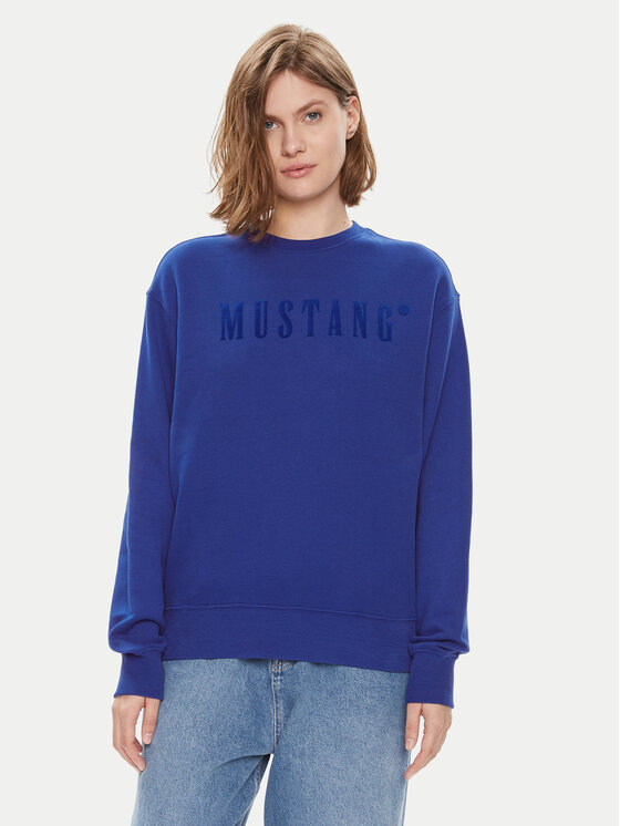 Mustang Mikina Bea 1014623 Modrá Regular Fit