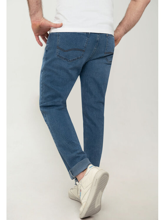 Volcano Volcano Jeansy D-JERRY 39 Niebieski Regular Fit