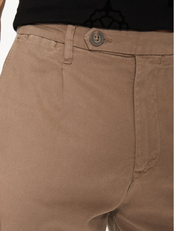 Guess Guess Hlače iz tkanine M4BB27 WGHA1 Rjava Slim Fit