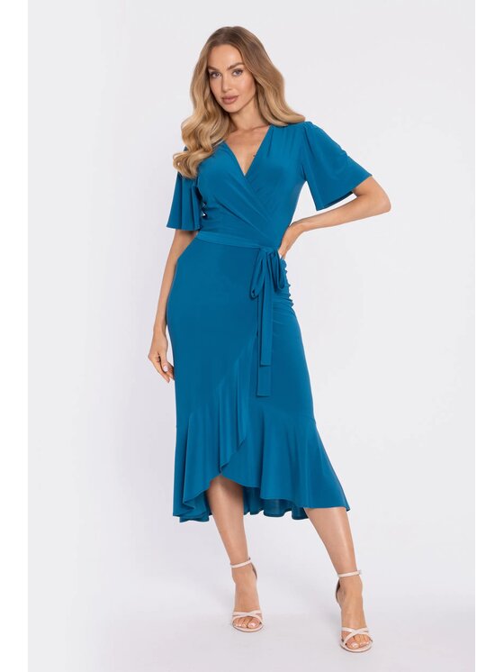 Made of Emotion Made of Emotion Abito da cocktail M912 Blu A-Line Fit