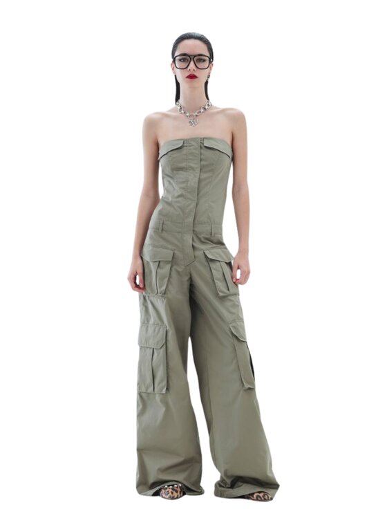 Aniye By Pantaloni da tuta 185860 Verde Regular Fit