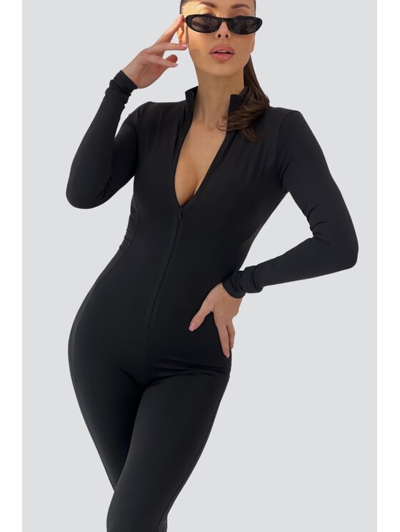 Chiara Wear Chiara Wear Kombinezon SLIM Czarny Slim Fit