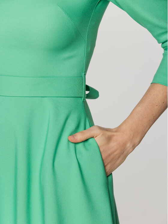 Willsoor Willsoor Sukienka koktajlowa 67346/1 Zielony A-Line Fit