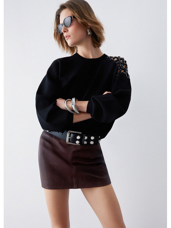 Liu Jo Liu Jo Maglione PA6030MS99E22222 Nero Regular Fit