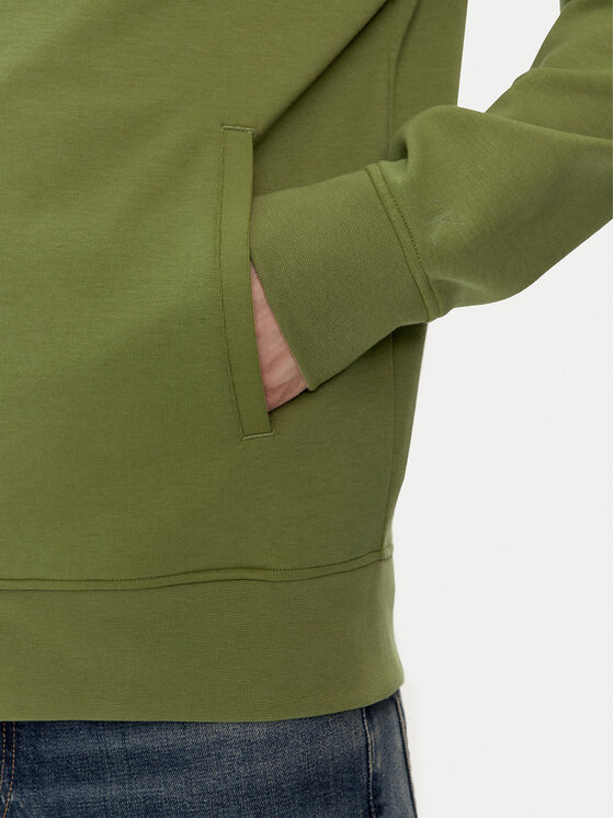 Calvin Klein Jeans Calvin Klein Jeans Felpa Logo Repeat J30J325493 Verde Regular Fit