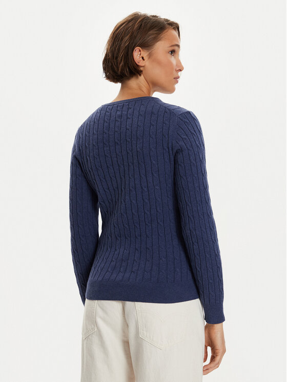 Gant Gant Sweater 4800101 Sötétkék Slim Fit