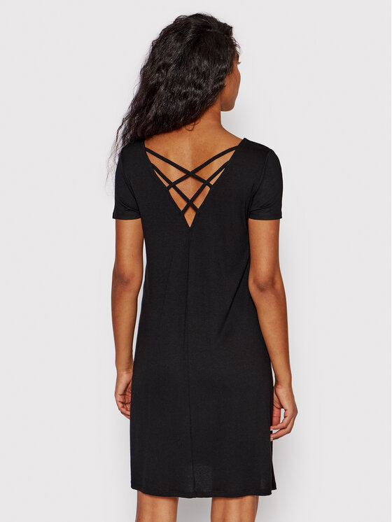 ONLY ONLY Ljetna haljina Bera 15131237 Crna Regular Fit