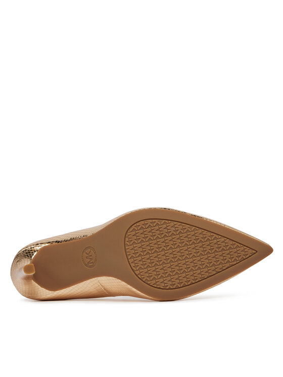 MICHAEL Michael Kors MICHAEL Michael Kors Štikle Alina Flex High Pump 40R4HNHP1M Zlatna
