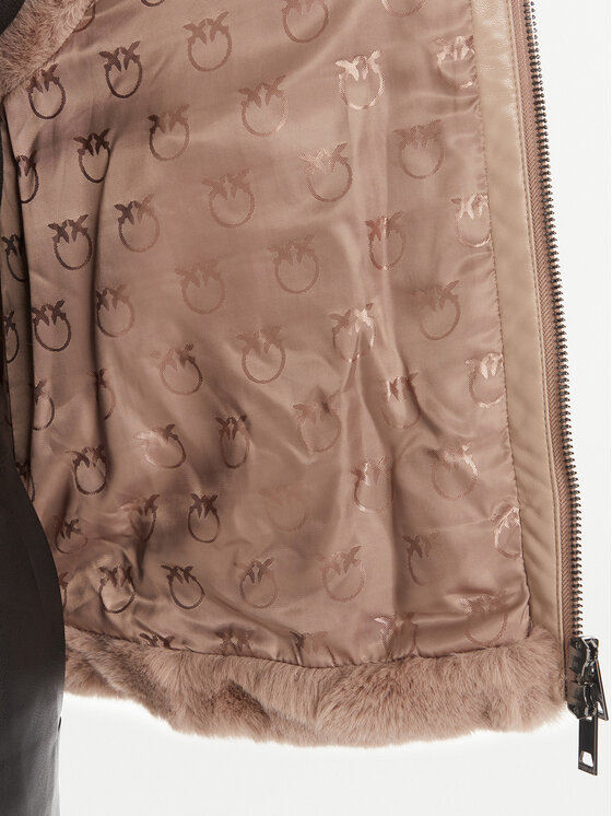 PINKO PINKO Αμάνικο Μπουφάν Deyn Gilet 105107 A2WN D01 Μπεζ Regular Fit