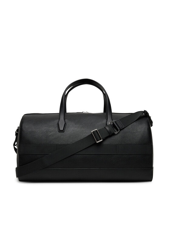 Tommy Hilfiger Tommy Hilfiger Hétvégi táska Th Central Duffle AM0AM13485 Fekete