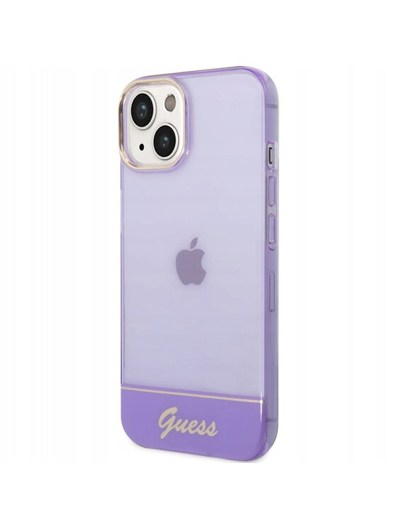 Guess Guess Etui na telefon Translucent Fioletowy
