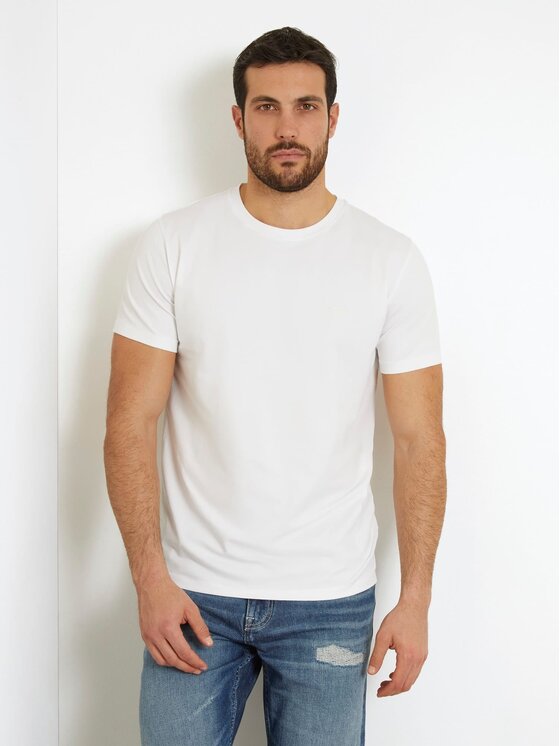 Guess Guess T-Shirt 162337 Bílá Classic Fit
