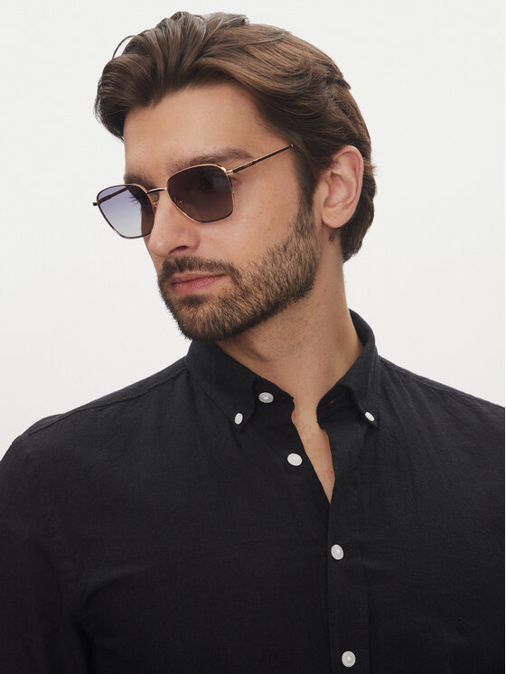 Lindbergh Lindbergh Košile 30-203344B Černá Relaxed Fit