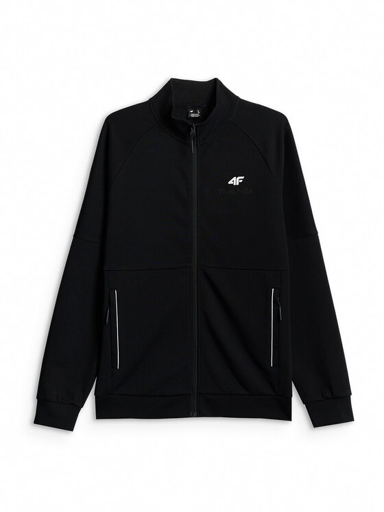 4F 4F Bluza PLAYER Czarny Regular Fit