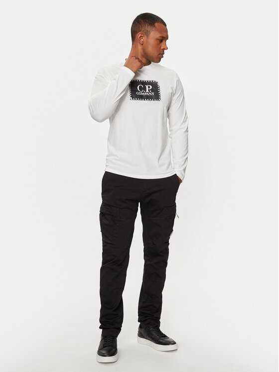 C.P. Company C.P. Company Longsleeve 16CMTS265A005100W Weiß Regular Fit