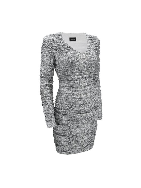 La Mania La Mania Abito da cocktail TUGA 2 Grigio Classic Fit