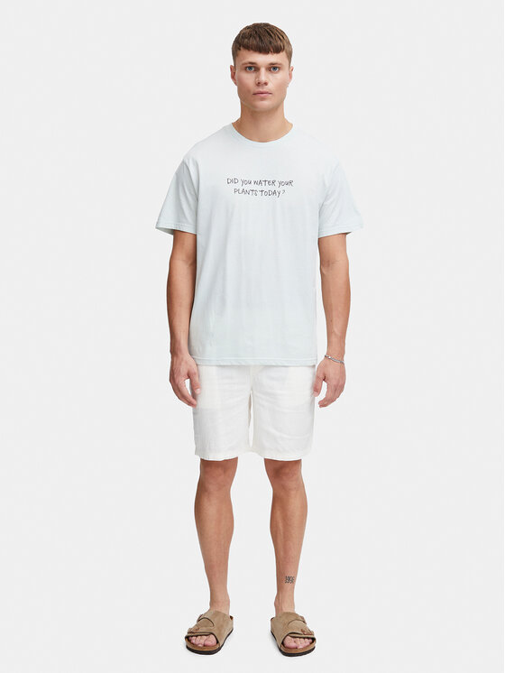 Solid Solid T-krekls Inam 21108141 Zils Regular Fit