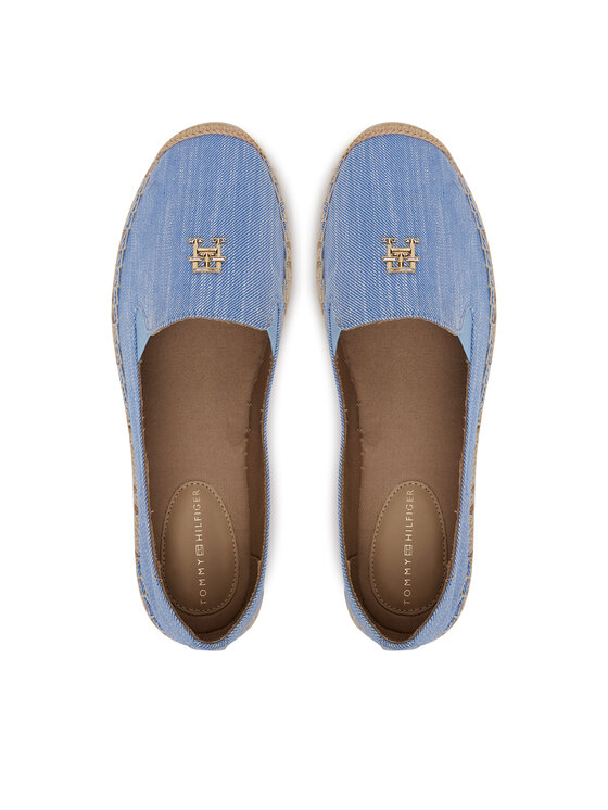 Tommy Hilfiger Tommy Hilfiger Espadrile Chambray Espadrille FW0FW08539 Albastru